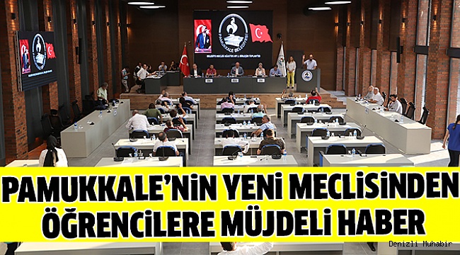 YENİ SALONDA İLK MECLİS TOPLANTISI YAPILDI