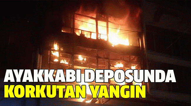 40 BİN LİRALIK MALZEME KÜL OLDU