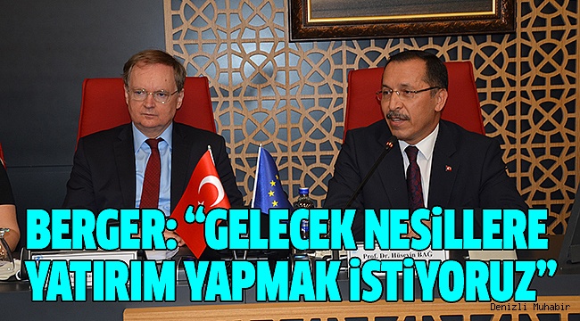 BÜYÜKELÇİ BERGER,PAÜ SENATOSU İLE BULUŞTU