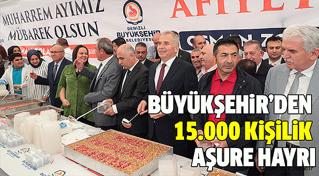 BÜYÜKŞEHİR AŞURE HAYRI GELENEĞİNİ SÜRDÜRDÜ