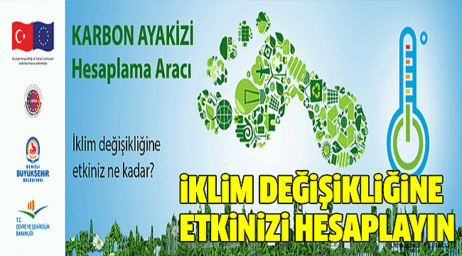 BÜYÜKŞEHİRDEN KARBON AYAKİZİ HESAPLAMA ARACI