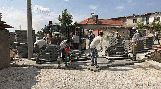 ÇİVRİL SARILAR’DA ÜST YAPI ÇALIŞMASI SÜRÜYOR