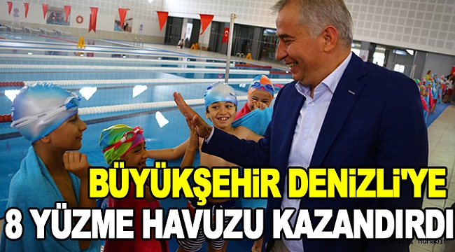 DENİZLİLİLER YÜZME HAVUZLARINA AKIN ETTİ
