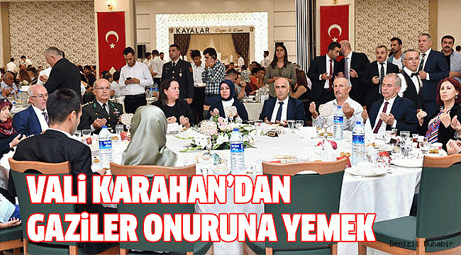 KARAHAN GAZİ VE ŞEHİT YAKINLARINI AĞIRLADI