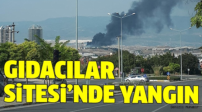 NAKLİYE DEPOSUNDA YANGIN ÇIKTI