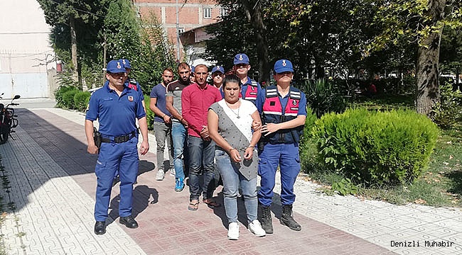 MALZEME HIRSIZI 5 KİŞİ TUTUKLANDI