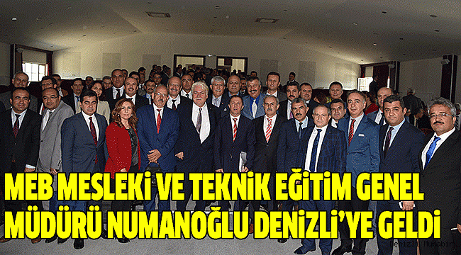 NUMANOĞLU EĞİTİM YÖNETİCİLERİ İLE BİR ARAYA GELDİ