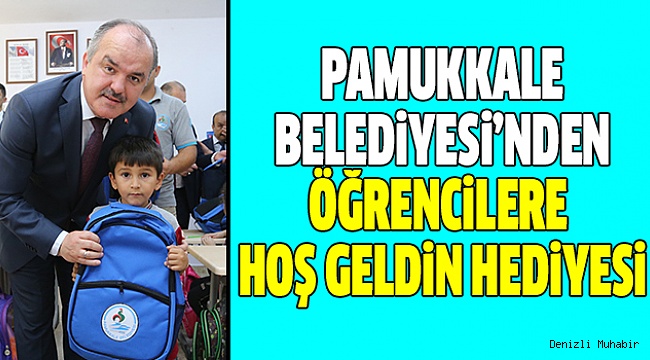 PAMUKKALE BELEDİYESİ’NDEN EĞİTİM SETİ