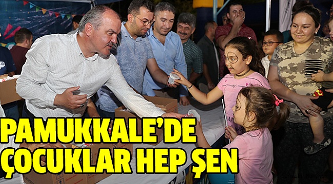 PAMUKKALE’DE ÇOCUK ŞENLİĞİ TAMGAZ
