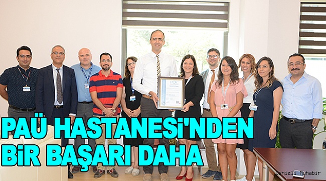 PAÜ HASTANESİ'NE ISO 9001:2015 BELGESİ