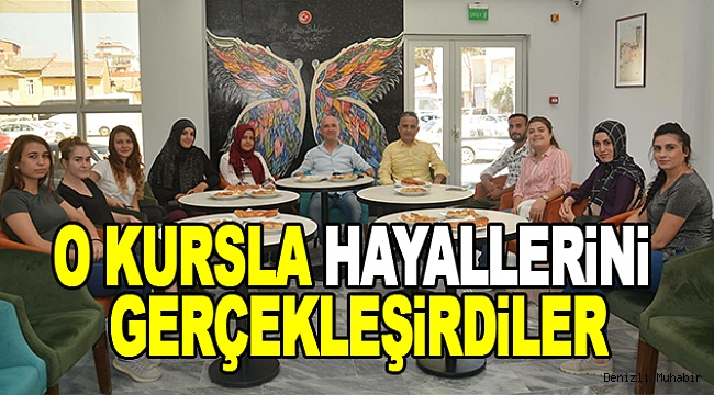 SARAYKÖY BELEDİYESİ’NİN KURSU İLE KAZANDILAR