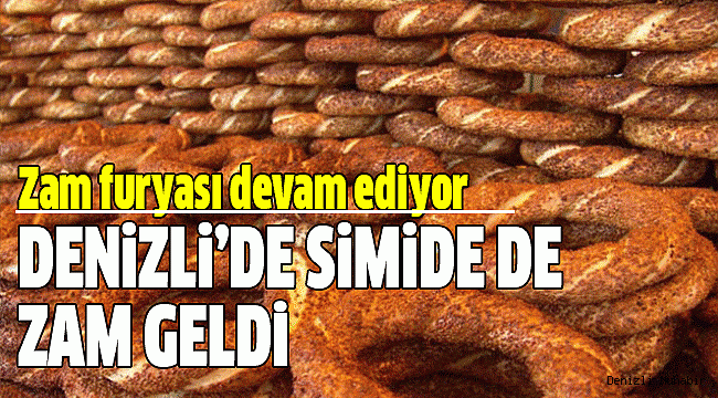 SİMİT BUGÜNDEN İTİBAREN 1.25 LİRA