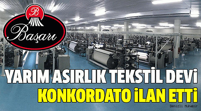 TEKSTİL DEVİNE KONKORDATO KOMİSERİ DE ATANDI