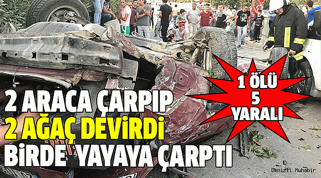YOLDAN ÇIKAN ARACIN ALTINDA KALDI