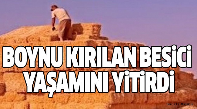 1.5 METREDEN DÜŞTÜ ÖLDÜ