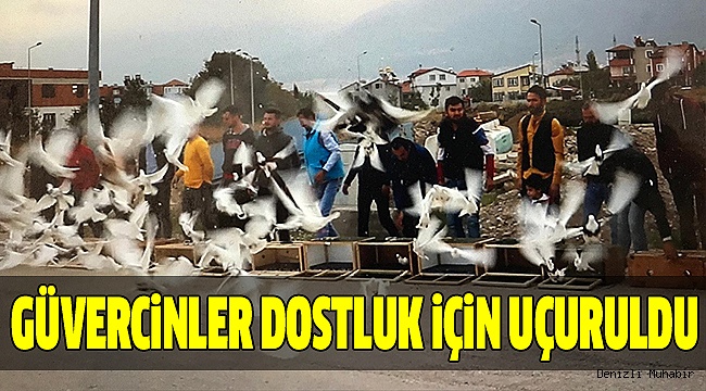 20 DERNEK ÜYESİ 500 GÜVERCİN UÇURDU