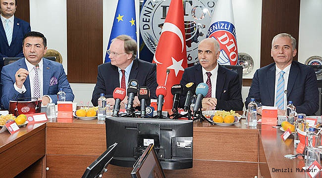 AB BÜYÜKELÇİLERİ, DTO’YU ZİYARET ETTİ