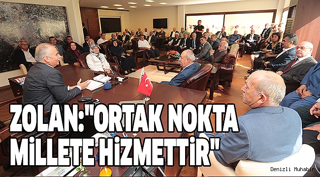 BAŞKAN ZOLAN, MUHTARLARI AĞIRLADI