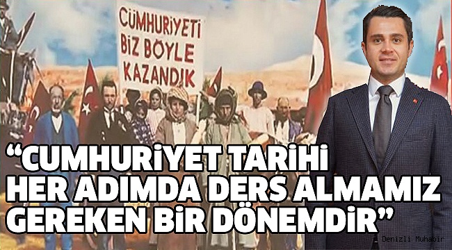 EKREM BAŞER’DEN 29 EKİM KUTLAMA MESAJI...
