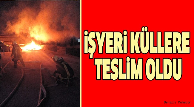 ESKİHİSAR MAHALLESİ’NDE YANGIN