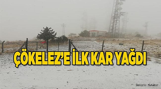 İlk kar Çökelez’e yağdı