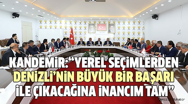 KANDEMİR VE BAYBATUR DENİZLİ’YE GELDİ