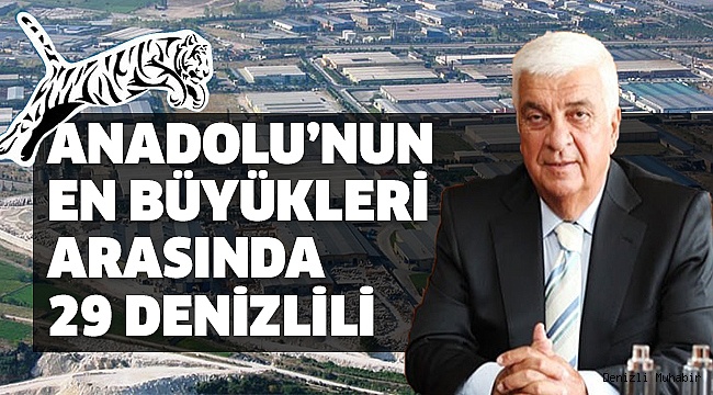 KEÇECİ:”LİSTEDE 5 YENİ DENİZLİLİ FİRMA VAR”