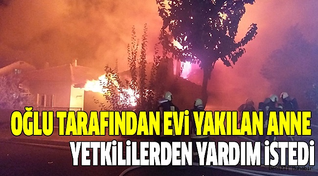 OĞLU TARAFINDAN ŞİDDETE MARUZ KALDI