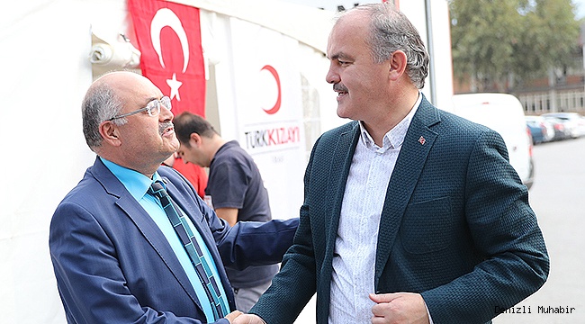 PAMUKKALE BELEDİYESİ’NDEN KIZILAY’A DESTEK