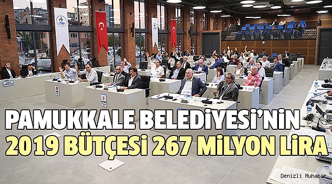 PAMUKKALE’NİN 2019 BÜTÇESİ BELLİ OLDU