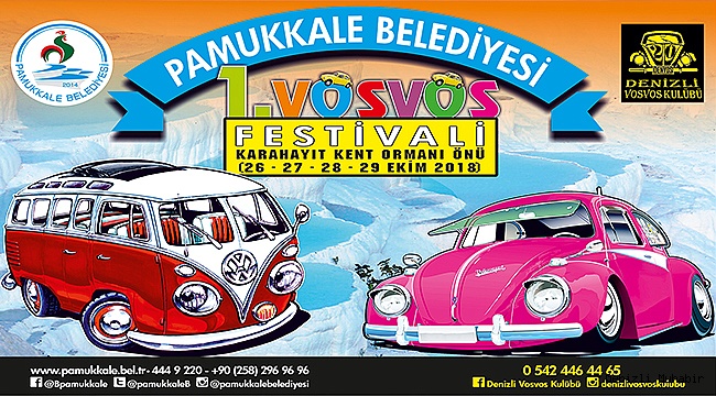 PAMUKKALE VOSVOS FESTİVALİ’NE HAZIRLANIYOR