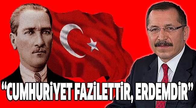REKTÖR BAĞ'DAN 29 EKİM MESAJI