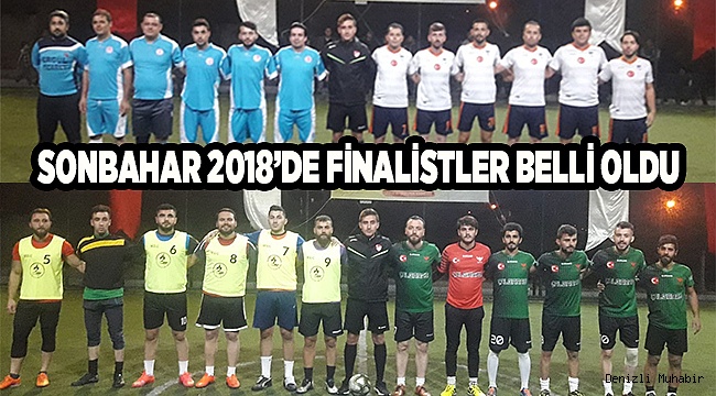 SONBAHAR 2018’DE FİNALİSTLER BELLİ OLDU