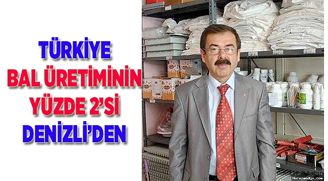 Türkiye bal üretiminin yüzde 2’si Denizli’den 