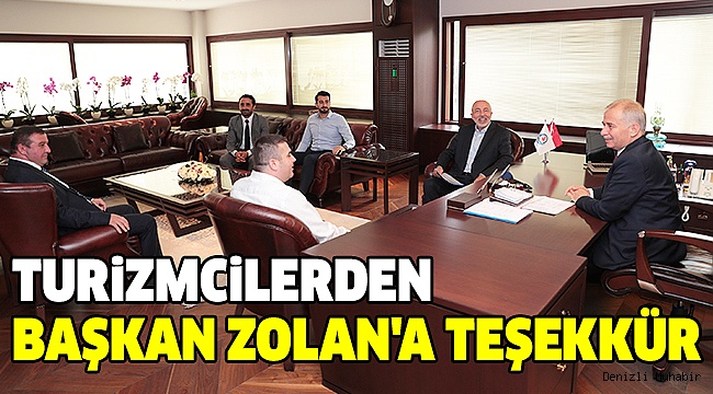 TÜRSAB'DAN BAŞKAN ZOLAN'A ZİYARET