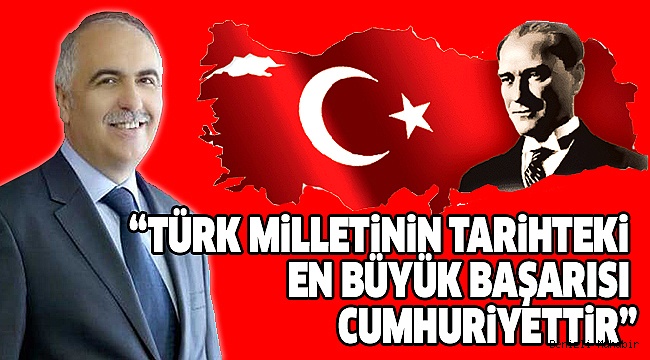 VALİ KARAHAN'DAN CUMHURİYET BAYRAMI MESAJI