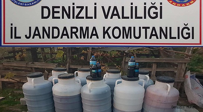 750 LİTRE KAÇAK ŞARAP ELE GEÇİRİLDİ