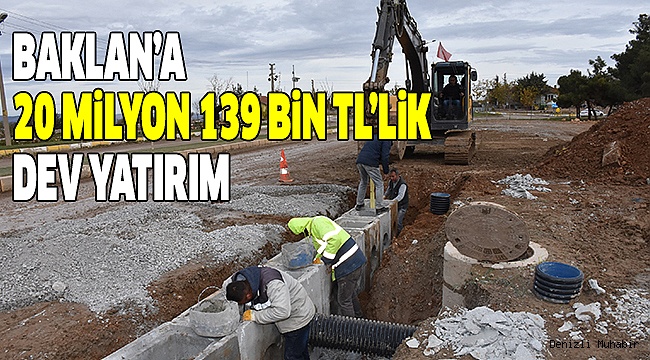 BAKLAN’DA ALTYAPI ÇALIŞMALARINDA SONA GELİNDİ