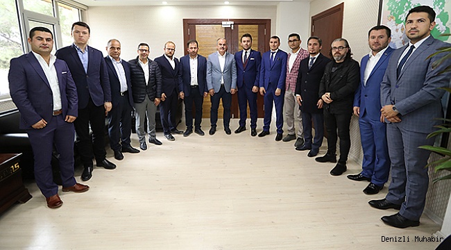 BAŞKAN GÜRLESİN ASKON YÖNETİMİNİ AĞIRLADI