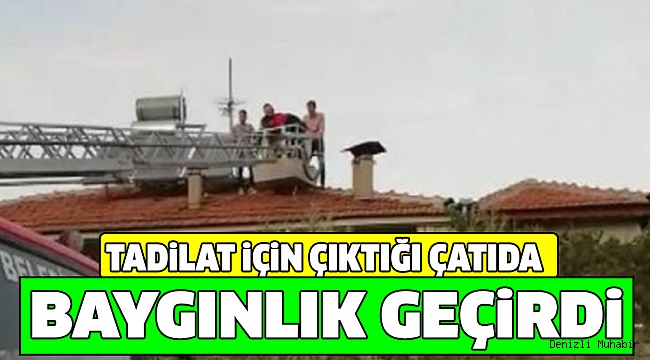 BAYGINLIK GEÇİREN ŞAHSI İTFAİYE KURTARDI