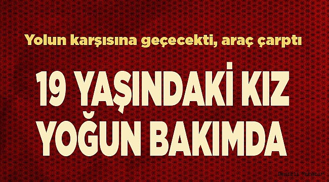 Denizli'de otomobilin çarptığı yaya yaralandı