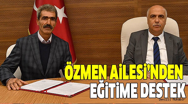 EĞİTİME HAYIRSEVER KATKISI DEVAM EDİYOR