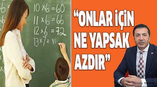 ERDOĞAN ÖĞRETMENLERİ UNUTMADI