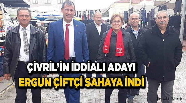 ERGÜN ÇİFTÇİ SAHAYA İNDİ