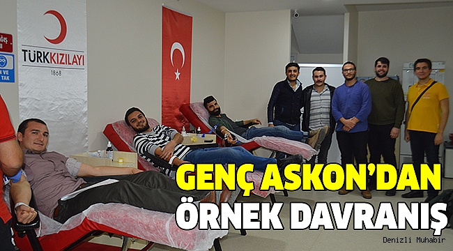 GENÇ İŞADAMLARI KAN BAĞIŞLADI
