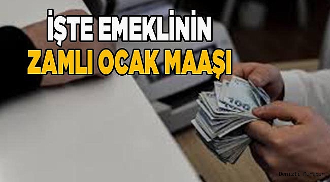 İŞTE ZAMLI MAAŞLAR...