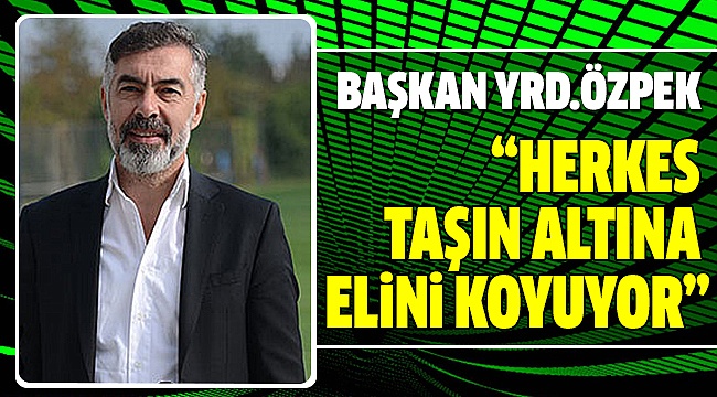 ÖZPEK, KULÜBE DESTEK VERENLERİ AÇIKLADI