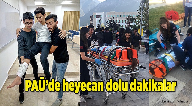 PAÜ’de heyecan dolu dakikalar