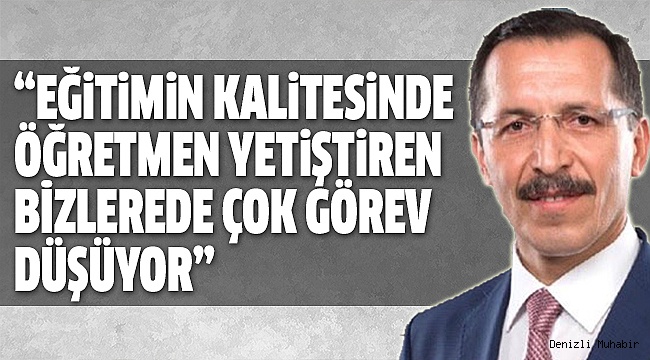 REKTÖR BAĞ ÖĞRETMENLER GÜNÜNÜ KUTLADI