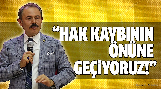 TİN TBMM GENEL KURULUNDA KONUŞTU